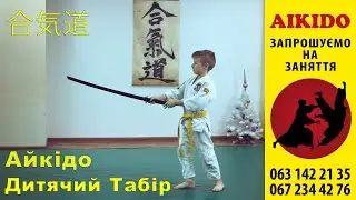 Детский спортивный лагерь Айкидо в Киеве на Позняках.