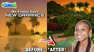 The Sims 4 FINALLY has better GRAPHICS ! NO RESHADE ! This is a GAME CHANGER !