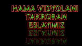 HAMA VIDYOLANI ESLAYMIZ /💝 SEVGI ONA HAQIDA SHER 💞 UZBEKCHA MARUF SHOYIR