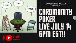 Crazy Poker Playing With The Cardmunity!!