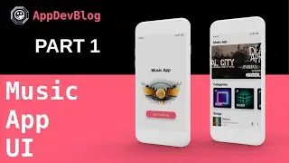 Music App UI - PART 1 ( with React Navigation v5) | React Native | AppDevBlog