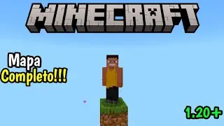 🔥MAPA DE ONE BLOCK PARA MINECRAFT PE 1.20(DOWNLOAD)