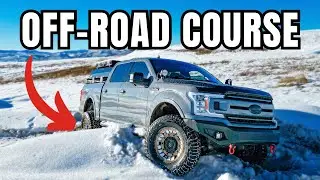 4x4 Training Course in the SNOW! I Got Stuck...