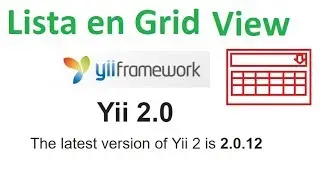 Yii2 lista desplegable en Grid View