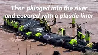 Redirect a river to stop flooding - Navajo Nation AZ