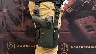 Набедренная кобура для пистолета SIG P226 со страховочной скобой