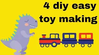 making 4 awesome toys for kids // genius craft ideas for toy making // #subscribe