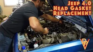 1993 Jeep Cherokee 4.0 Head Gasket Replacement