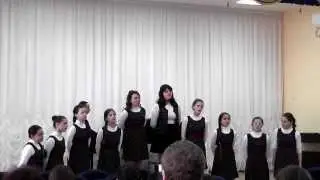 Ансамбль старших классов. М.Мусоргский "Вечерняя песня"