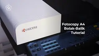 Cara Fotocopy A4 Bolak-balik Kyocera M2040dn/MA4000x | Tutorial