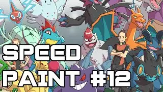 SPEED PAINT | Pokemon Commissions | CSP EX timelapse