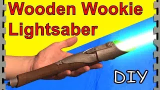 HOW TO MAKE A LIGHTSABER - Gungi Wookie Jedi Saber