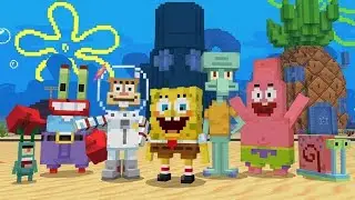 Spongebob squarepants in Minecraft!
