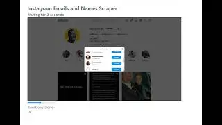 Instagram Followers Emails Scraper