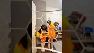 kicked the girl out to...🤣 