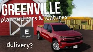 Greenville's Planned Cars & Features Pt. 4 | Greenville Roblox
