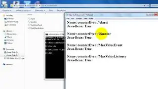 Java Bean User-Defined Events Example