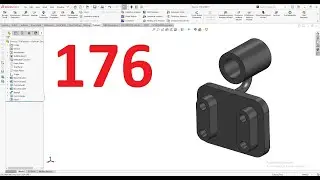 تمارين علي سوليدووركس 2024 || تمرين رقم 176- Solidworks Exercise 176