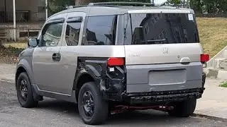 how to remove honda element quarter panel cladding