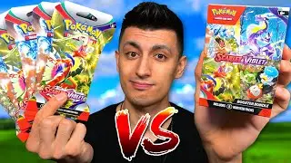 Pokemon Scarlet and Violet Blister Packs VS Booster Bundle!