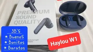 Haylou w1 unboxing y review rápida buenos, bonitos y baratos.