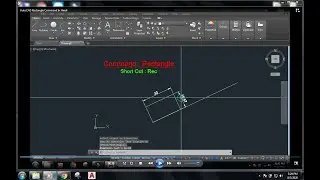 Rectangle Command In AutoCAD In Hindi