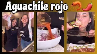 😃Receta de aguachile Rojo al estilo de mi sobrina 😅😋 #aguachile #food #foodblogger #foodie #viral
