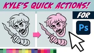 Kyle's Digital Art Action Set for Photoshop