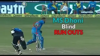 एम एस धोनी का यह ब्लाइंड रन आउट साबित करता है कि वह सर्वश्रेष्ठ विकेटकीपर हैं | msdhoni  #cricket
