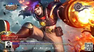 PAKE X.BORG AUTO LEGENDARY!!! || MOBILE LEGENDS