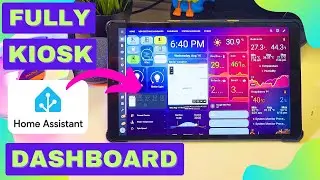 🖥️ Smart Dashboard For Home Assistant With Music | Fully Kiosk Browser Integration | Full Guide