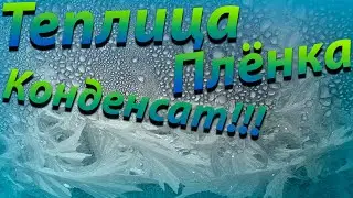 Плёнка для теплицы! Конденсат в теплице!Как избавиться от конденсата! Мороз!