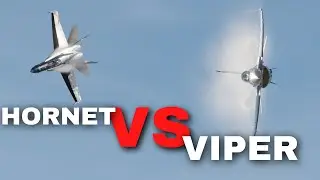 F/A-18C Hornet vs F-16C Viper | Dogfight | DCS World Gameplay