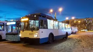 Троллейбус, маршрут №21 ВЗТМ-5284 б.5301 (10.12.2021) Санкт-Петербург