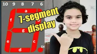 7-Segment LED Display | Using TinkerCad Circuit  | Block Programming | for beginners | Arduino UNO