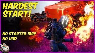 BEST LUCK EVER!! No Man's Sky No Starter Ship and No HUD Challenge Part 1