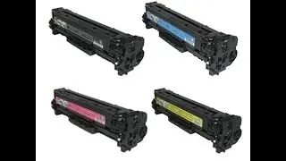 Заправка картриджа HP CB540A/X, CB541A, CB542A , CB543A