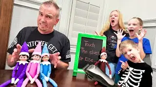 Dad Touches Evil Elf on the Shelf!! Day 21