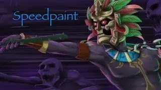 Ah Puch (Smite) Speedpaint