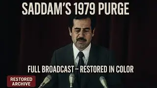 Saddam Hussein’s 1979 Purge - Complete Remastered Footage (Color + English Subs)