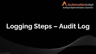 Logging - Audit Log