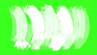 Brush Stain Effect Green Screen Video 