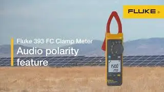 PT - Pinça amperimétrica Fluke 393 FC 1500 V | Instalar painéis fotovoltaicos com polaridade por som