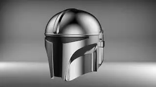Шлем Мандалорца / Mandalorian Helmet. Моделирование в 3D Max