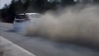 World RX Supercar on the street goes wrong