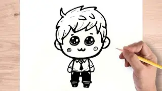 How to draw Cute Character for beginners