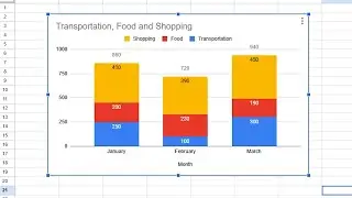 Google Sheets - Create Stacked Column Chart