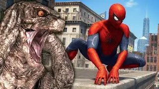 Godzilla Plays As SpiderMan!