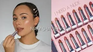 Natasha Denona I Need A Nude Lipstick Collection Lip Swatches & Review!
