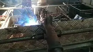 Станок Самодельный для наплавки тормозных валов